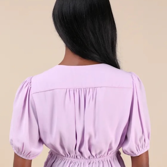 NWT Lulu's Peplum Top - Picture 7 of 8